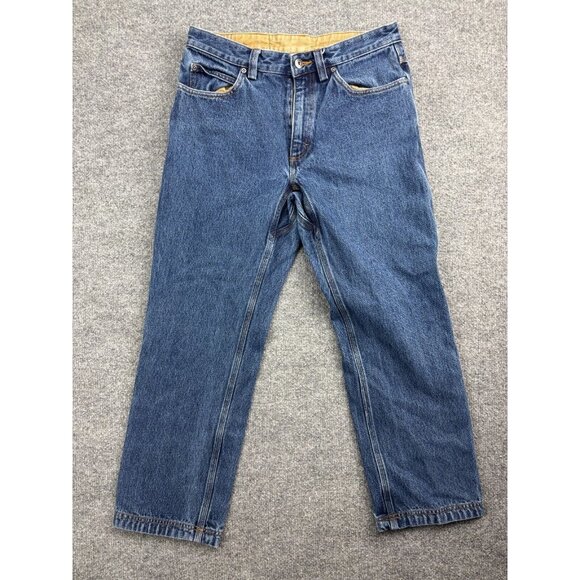 Duluth Trading Co  Jeans Men's W32 x L28 Blue Relaxed Fit Workwear - Picture 1 of 8